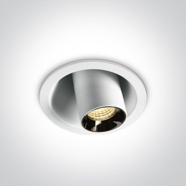 ONE Light Mirror Cylindres encastrés - spot encastré - Ø 59 mm, Ø 52 mm taille d'encastrement - 6W LED inclus - blanc