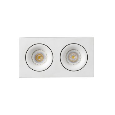 Faro Argon - spot encastré - 232 x 115 mm, 220 x 102 mm format encastré - blanc mat