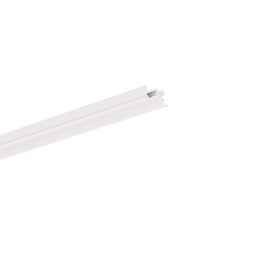 Klus MICRO-30DEG-K - profil LED encastré avec angle lumineux incliné de 30 degrés - 2,64 x 1,12 cm - blanc
