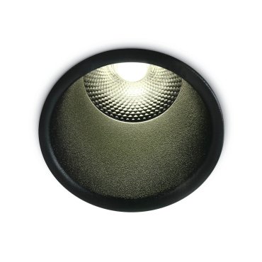 ONE Light Dark Light Pro - spot encastré - Ø 55 mm, Ø 50 mm encastré - 5W LED inclus - noir