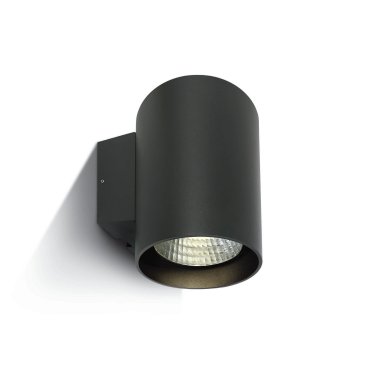 ONE Light Outdoor Wall Cylinders High Power - applique murale extérieure - 14 x 18 x 18,5 cm - 20W LED dimmable inclus - IP65 - anthracite - couleur de lumière blanche
