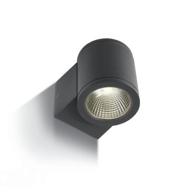 ONE Light Outdoor Wall Cylinders - applique murale extérieure - 8 x 10,6 x 9 cm - 6W LED inclus - IP54 - anthracite