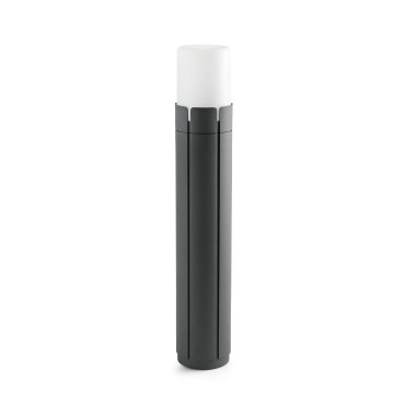 Faro Tram - lampe de jardin - Ø 9,8 x 63 cm - IP65 - gris foncé