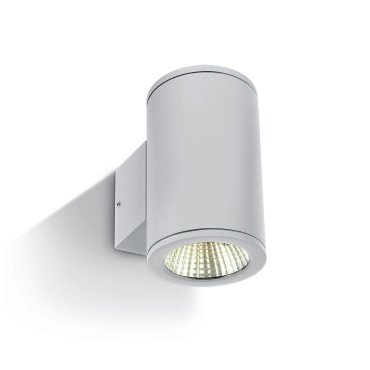 ONE Light Outdoor Wall Cylinders Up &amp; Down Beam - applique murale extérieure - 8 x 10,6 x 13,8 cm - 2 x 6W LED inclus - IP54 - blanc