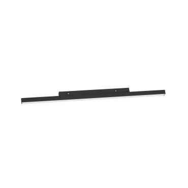 Nova Luce Pec - luminaire pour système de profilés magnétiques - 50 x 3 cm - 13W LED inclus - noir sable
