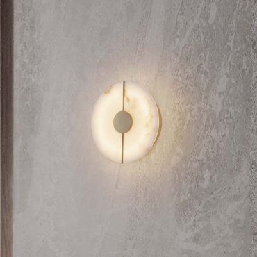 Nova Luce Aider - applique murale - 20 x 5,5 cm - 12W LED inclus - laiton doré