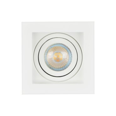 Projectlight Bloq - spot encastrable - 100 x 100 mm, 92 x 92 mm encastrable - blanc