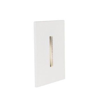 Nova Luce Passaggio - applique à encastrer - 37 x 37 mm, Ø 32 mm encastré - 1W LED inclus - IP54 - blanc