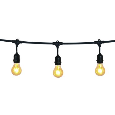 ONE Light - cordon lumineux - 8,5 mètres - E27 - IP44 - noir