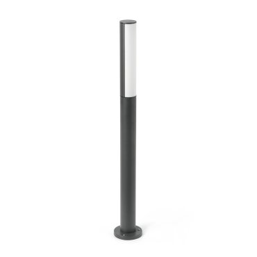 Faro Beret 2 - lampe de jardin - Ø 6,5 x 90 cm - 8W LED inclus - IP54 - anthracite