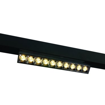 ONE Light système de rail magnétique - Spots linéaires réglables - spot de rail - 27 x 3,4 x 9,5 cm - 22W LED inclus - noir
