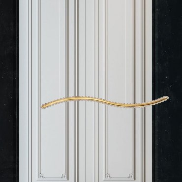 Nova Luce Aurelia - suspension - 100 x 7,6 x 150 cm - 43W LED dimmable inclus - or