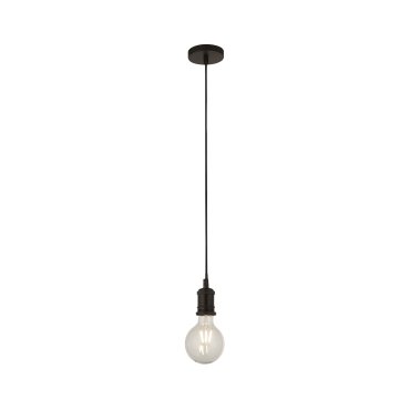 Searchlight Suspension - lampe suspendue - Ø 9,8 x 150 cm - noir mat