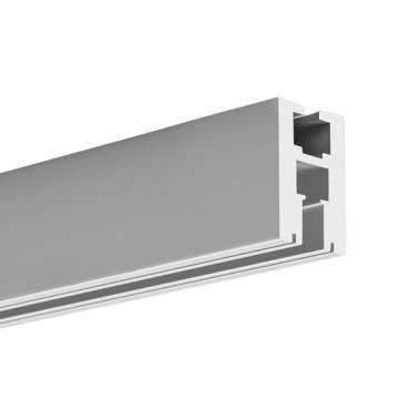Klus EX-ALU - Profilé LED pour parois en verre de 6 mm d'épaisseur - 2,15 x 3,44 cm - aluminium