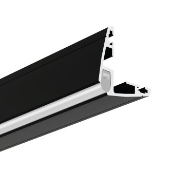 Klus Roger - Profilé LED d’angle - 3,1 x 3,1 cm - noir