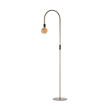 ETH Pike - lampadaire - Ø 30 x  180 cm - noir et laiton