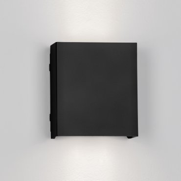 Nova Luce Elio - applique murale extérieure - 11,4 x 13 x 6,2 cm -  12W LED inclus - IP65 - anthracite foncé