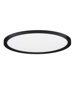 Nova Luce Aoton - plafonnier - Ø 40 x 5 cm - 35W dimmable LED inclus - noir sablé