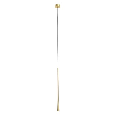Maxlight Coffee - lampe suspendue - Ø 3 x 160 cm - 7W LED inclus - or brossé