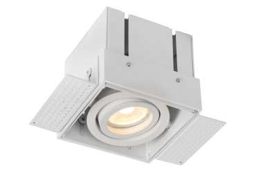 Lucide Trimless - spots encastrés - 97 x 97 mm, 97 x 97 mm format encastré - blanc