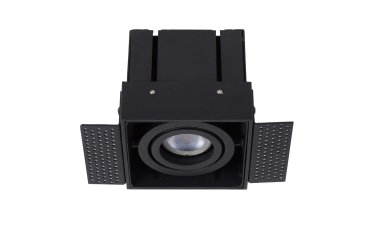 Lucide Trimless - spots encastrés - 97 x 97 mm, 97 x 97 mm format encastré - noir