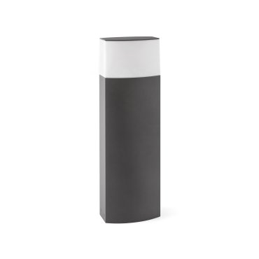 Faro Datna - poteau de jardin - 18 x 11,5 x 60 cm - IP44 - gris foncé