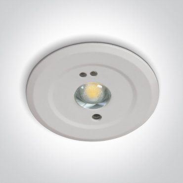 ONE Light Emergency LED - spot à encastrer - Ø 45 mm, Ø 35 mm à encastrer - 1,5W LED inclus - blanc