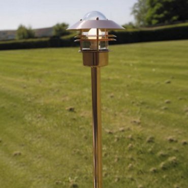 Nordlux Blokhus - lampe de jardin - Ø 22 x 92 cm - IP54 - cuivre