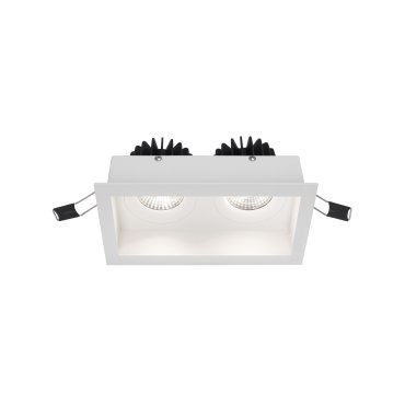 Nova Luce Olbia - spot encastrable - 160 x 90 mm, 150 x 77 mm encastrable - IP44 - blanc