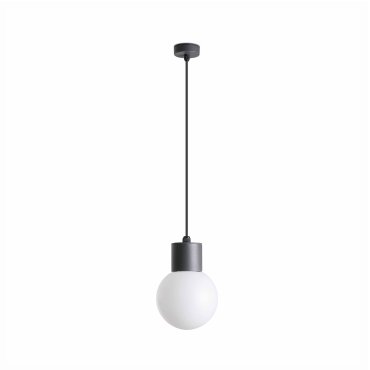 Faro Moon - lampe suspendue - Ø 18 x 153,5 cm - IP44 - gris foncé