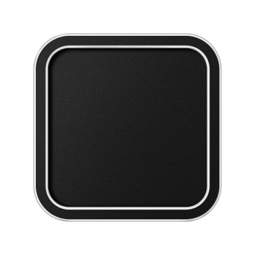 ETH Loïs – plafonnier – 30 x 30 x 5 cm – 3 niveaux de gradation – LED 24W inclus – IP44 – noir