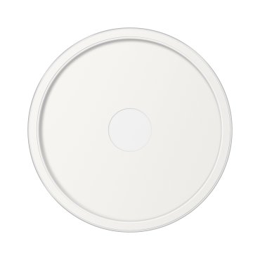 ETH Loïs – plafonnier – Ø 40 x 6 cm – 3 niveaux de gradation – LED 30W incluse – IP44 – blanc