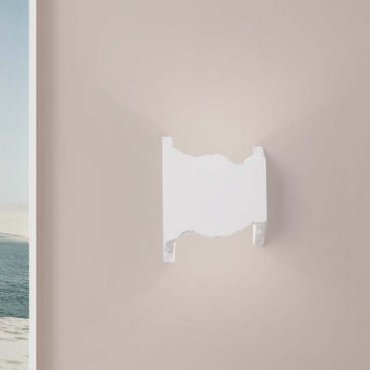 Nova Luce Alas - applique murale - 15 x 18,5 x 6 cm - 6W LED inclus - blanc