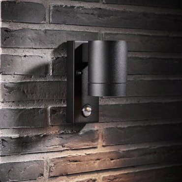 Nordlux Tin Maxi Sensor - applique murale extérieure avec détecteur de mouvement - 7,6 x 16 x 12,5 cm - IP54 - noir