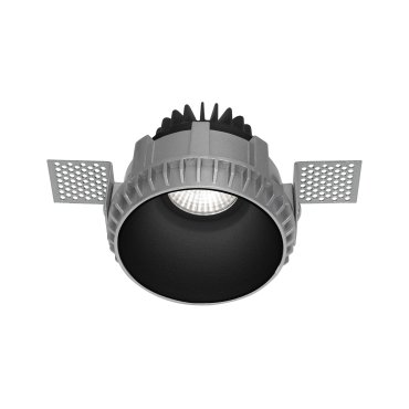 Nova Luce Belluno - spot encastré sans garniture - Ø 82 mm, Ø 105 mm encastré - IP54 - noir