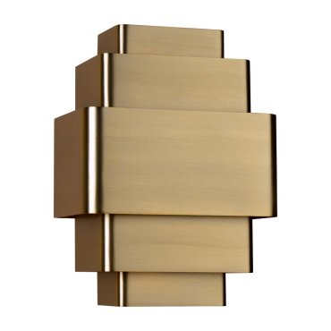 Artdelight Layers - applique murale - 12 x 20 x 27,5 cm - bronze