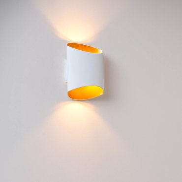 Lucide Diletta - applique murale - 16 x 8 x 18 cm - blanc/or