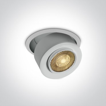 ONE Light Pop Up Range - spot à encastrer - Ø 105 mm, Ø 98 mm à encastrer - 15W LED inclus - blanc