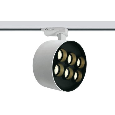 ONE Light Dark Light Tubes - spot sur rail - système de rail triphasé - Ø 13,5 x 7,7 cm - 36W LED inclus - blanc