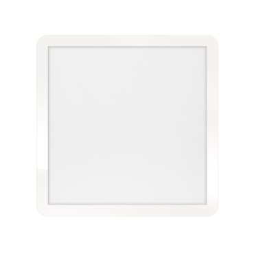 ETH Anne Square - plafonnier - 40 x 2,7 x 40 cm - 3 niveaux de gradation - 24W LED inclus - IP44 - blanc