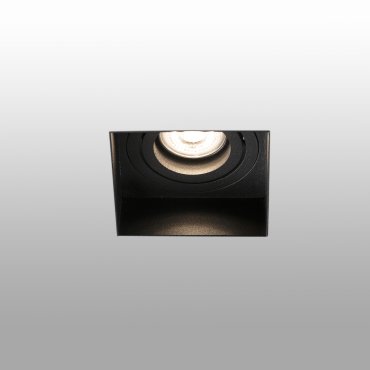 Faro Hyde Trimless - spot encastrable - 82 x 82 mm, 102 x 93 mm encastrable - noir mat