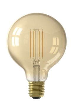 Ampoule LED intelligente Calex - Ø 9,5 x 14 cm - E27 - 7W - fonction de gradation via application - 1800 à 3000K - ambiance blanche