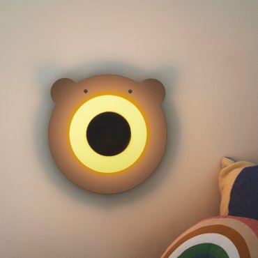 Nordlux Bruna Bear - applique murale - Ø 16 x 25 cm - brun