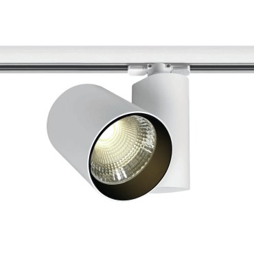 ONE Light COB Dark Light Cylinder - spot sur rail avec COB LED - système de rail triphasé - Ø 9,8 x 13 cm - 36W LED inclus - blanc
