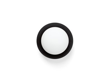 Faro May - plafonnier - Ø 12 x 8 cm - 4W LED inclus - IP44 - noir