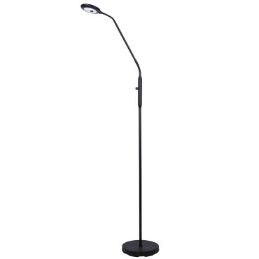 Artdelight UFO - lampadaire - 140 cm - 7W dimmable LED inclus - acier mat