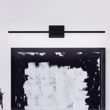 Nova Luce Azure - applique murale - 6,9 x 11, 8 x 90,5 cm - 21W LED inclus - noir sable