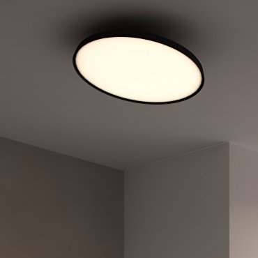 Design for the People Kaito 2 Pro 40 - plafonnier - Ø 38,5 x 11,8 cm - 24W dimmable LED inclus - noir