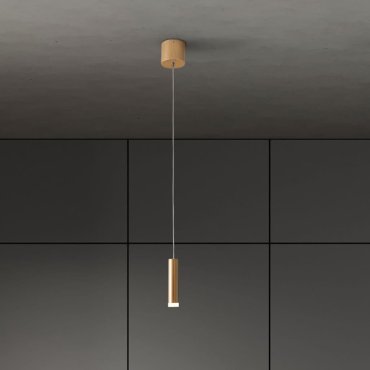 Nova Luce Doc - lampe suspendue - Ø 3 x 120 cm - 5W LED inclus - or