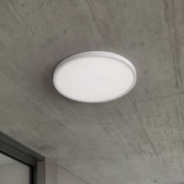 Nova Luce Dixie CCT - plafonnier - Ø 40 x 2,5 cm - 36W LED inclus - blanc sable
